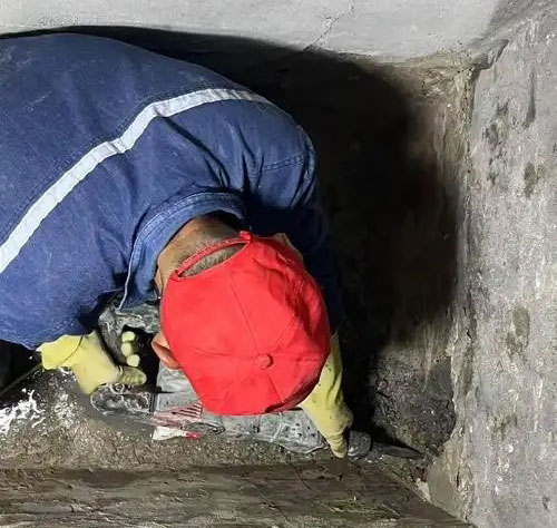 多祥镇电缆沟堵漏